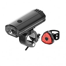 Daeou Bicycle Lights USB Charger LED Flashlight Highway Mountain Biking Front Light taillights Set - B07GPQ8RVF